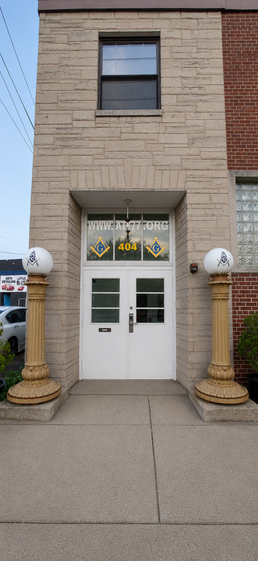 404 Tenafly Road — entrance to Alpine Tilden Tenakill Lodge No. 77